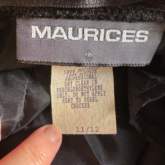 Maurices Elegant Vintage Halter Neck Cocktail Dress  8637 - Picture 8 of 10